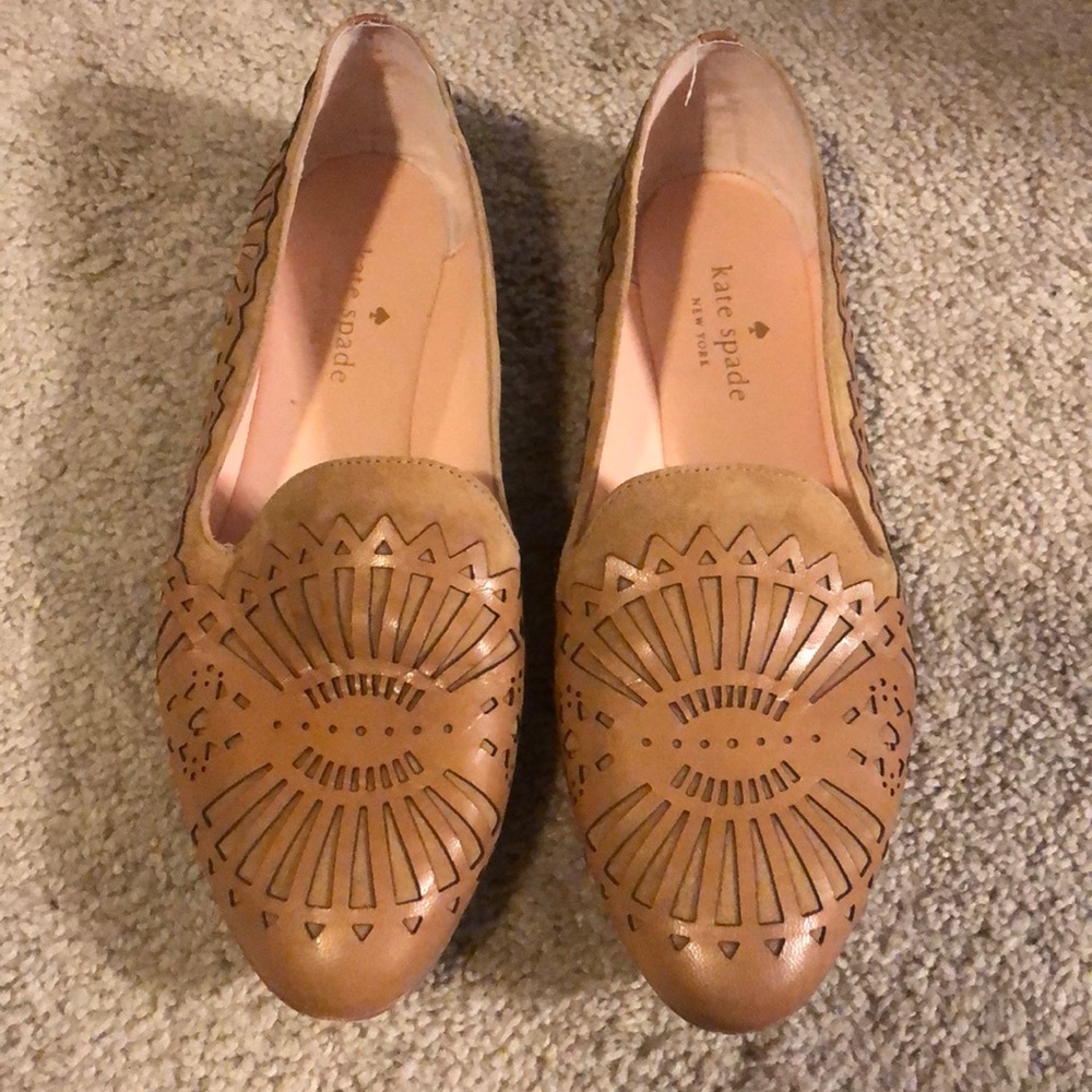 Kate Spade Brown Loafer Flats